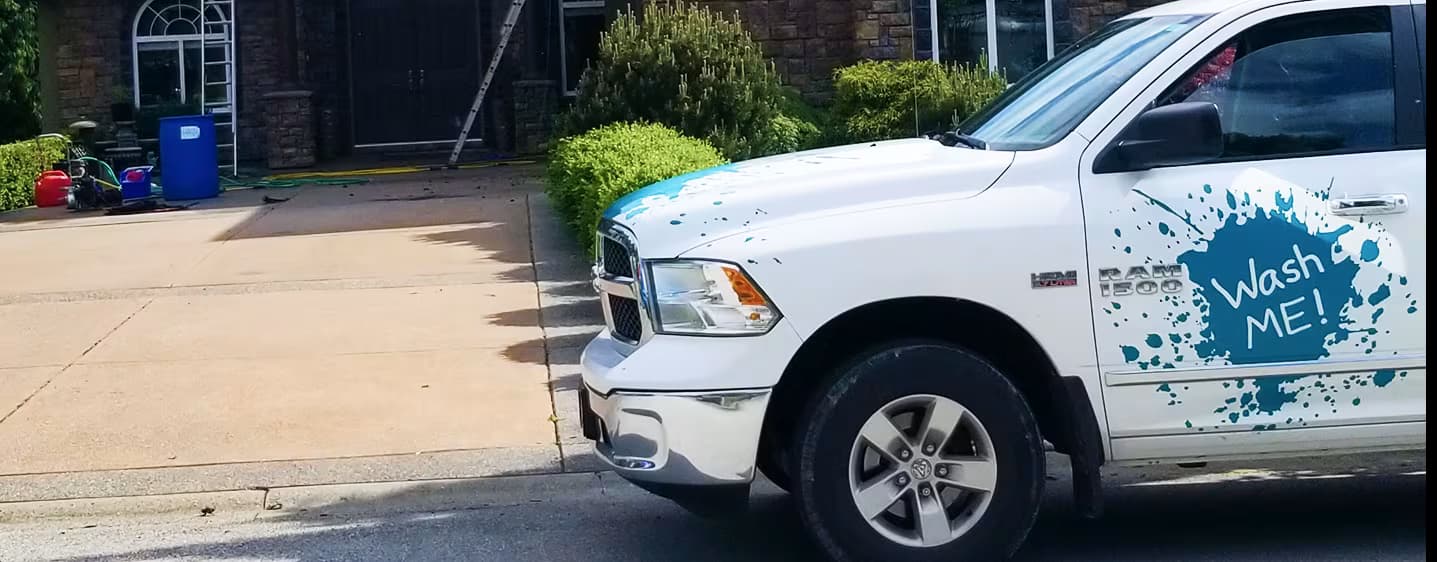 Residential home exterior with clean appearance